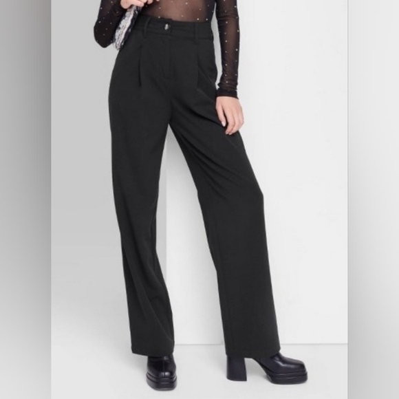 wild fable Pants - NWT Wild Fable Black Wide-Leg Pants